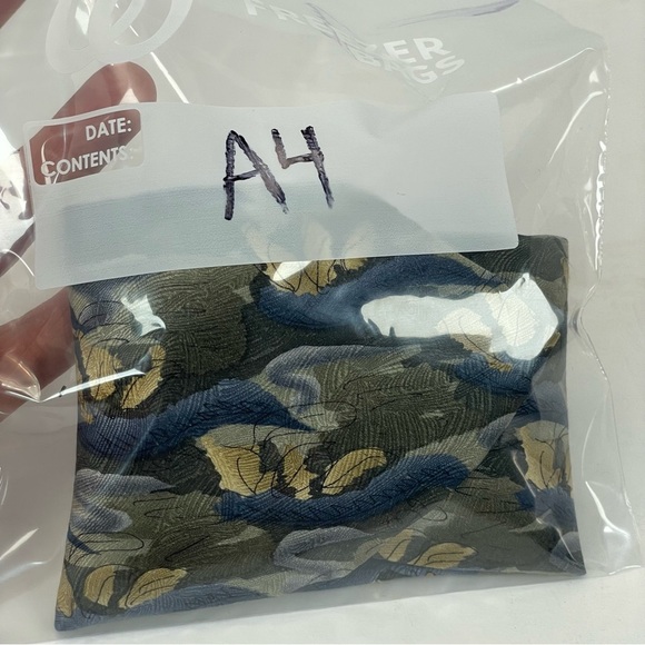 J.GARCIA Tie Banyan Trees II Fourteen collection silk blue green - Picture 9 of 9